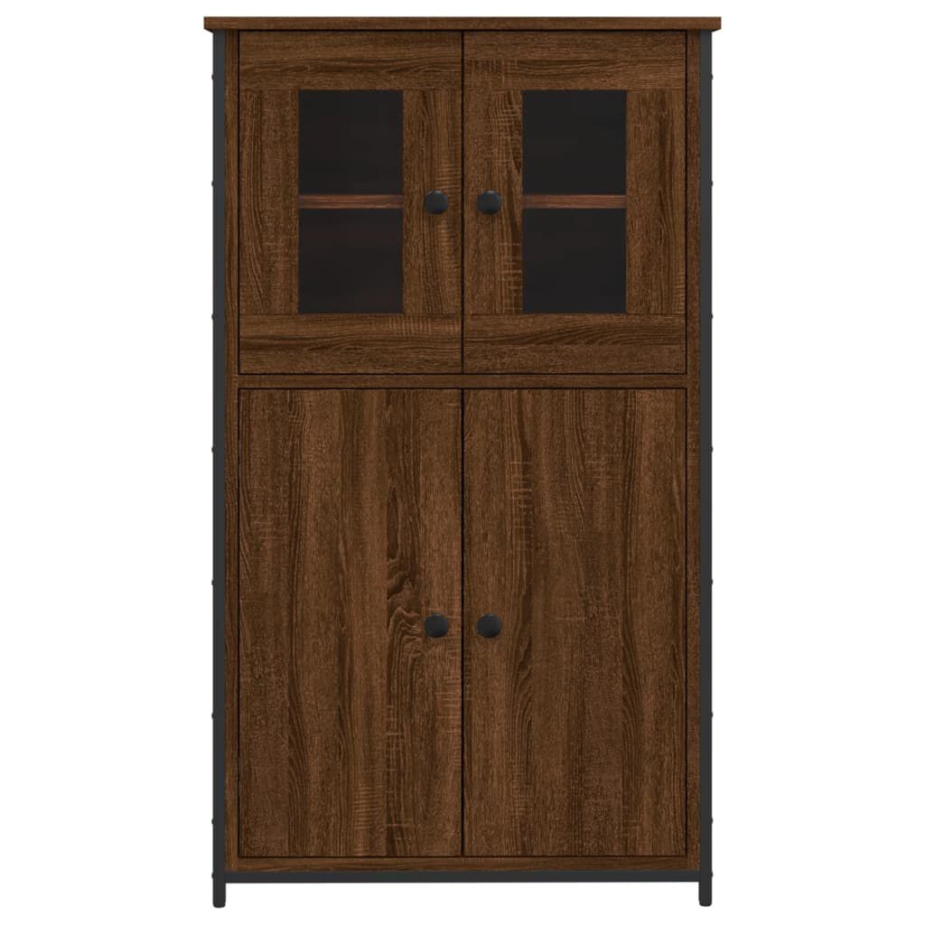vidaXL Ντουλάπι Καφέ Δρυς 62x32x106,5 εκ. από Επεξεργασμένο Ξύλο
