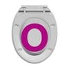vidaXL Κάλυμμα Λεκάνης με Soft Close &amp; Quick Release Οβάλ Ανοιχτό Γκρι