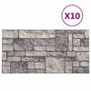 vidaXL &Pi;ά&nu;&epsilon;&lambda; &tau;&omicron;ί&chi;&omicron;&upsilon; 10 pcs &Gamma;&kappa;&rho;&iota; &kappa;&alpha;&iota; &Lambda;&epsilon;&upsilon;&kappa;ό 100 x 50 cm &Alpha;&phi;&rho;ό&sigmaf; EPS