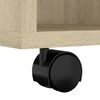 vidaXL Ντουλάπι Τροχήλατο Sonoma Δρυς 60x53x72 εκ. Επεξ. Ξύλο