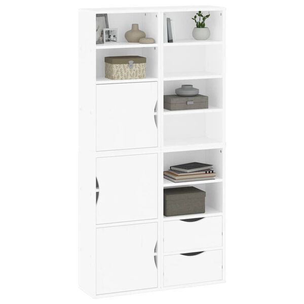 vidaXL Πλαϊνά ντουλάπια 4 τεμ. ODDA 40x24x79 εκ. από Μασίφ Ξύλο Πεύκου