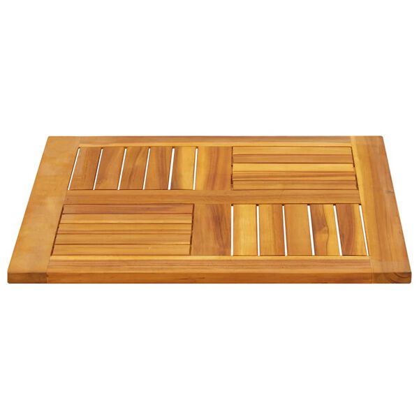 vidaXL Επιφάνεια Τραπεζιού Τετράγωνη 60x60x2 εκ. Μασίφ Ξύλο Ακακίας
