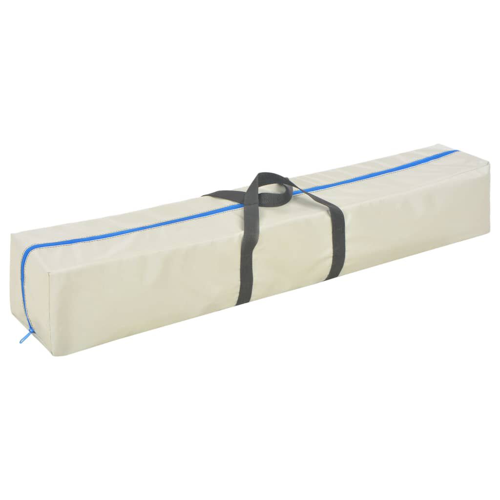 vidaXL Στρώμα Ενόργανης Φουσκωτό Μπλε 400 x 100 x 10 εκ. PVC με Τρόμπα