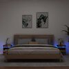 vidaXL &Kappa;&omicron;&mu;&omicron;&delta;ί&nu;&alpha; &mu;&epsilon; &phi;ώ&tau;&alpha; LED 2 &tau;&epsilon;&mu;ά&chi;&iota;&alpha; &Pi;&alpha;&lambda;&iota;ό &xi;ύ&lambda;&omicron; 40x39x48,5 cm