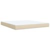 vidaXL &Kappa;&rho;&epsilon;&beta;ά&tau;&iota; Boxspring &mu;&epsilon; &Sigma;&tau;&rho;ώ&mu;&alpha; &Kappa;&rho;&epsilon;&mu; 180x200 &epsilon;&kappa;. &Upsilon;&phi;&alpha;&sigma;&mu;ά&tau;&iota;&nu;&omicron;