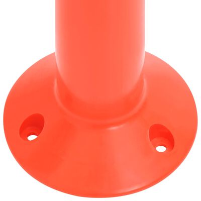vidaXL Κολωνάκια Σήμανσης με Αλυσίδα 2 τεμ. 75 εκ. από Πολυαιθυλένιο