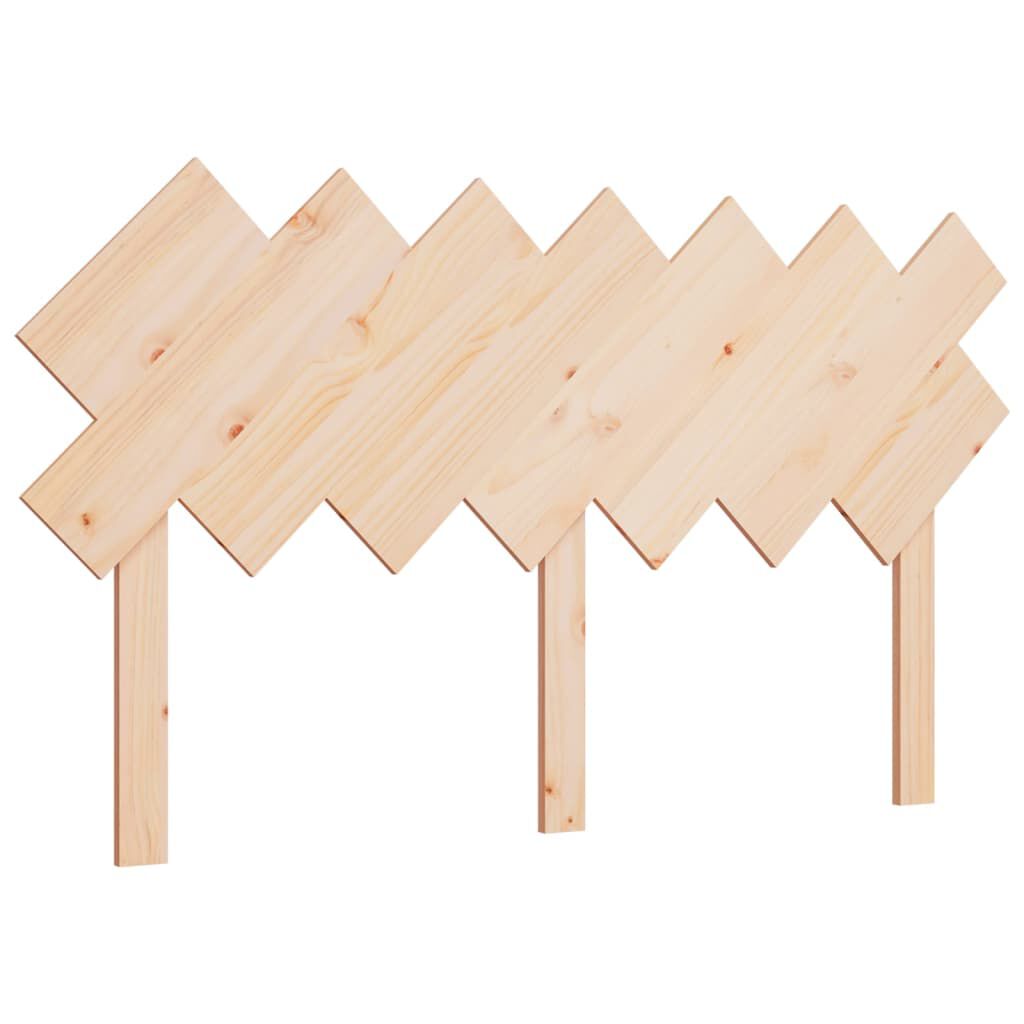 vidaXL Κεφαλάρι Κρεβατιού 141x3x80,5 εκ. από Μασίφ Ξύλο Πεύκου
