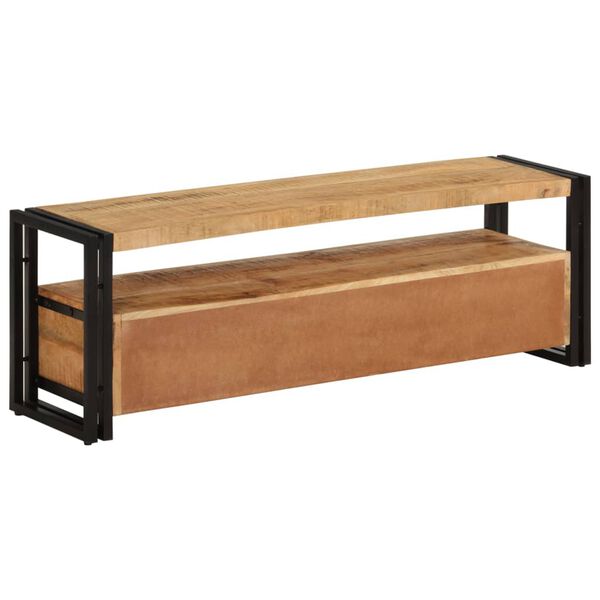 vidaXL Έπιπλο Τηλεόρασης 120 x 30 x 40 εκ. από Μασίφ Ξύλο Μάνγκο