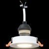 vidaXL Spotlights με προβολείς 6 pcs Λευκό 9 x 9 x cm Αλουμίνιο