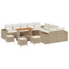 vidaXL &Sigma;&epsilon;&tau; &Kappa;&alpha;&nu;&alpha;&pi;έ &Kappa;ή&pi;&omicron;&upsilon; &mu;&epsilon; &mu;&alpha;&xi;&iota;&lambda;ά&rho;&iota; 14 pcs &Mu;&pi;&epsilon;&zeta; &sigma;&upsilon;&nu;&theta;&epsilon;&tau;&iota;&kappa;ό &rho;&alpha;&tau;ά&nu;