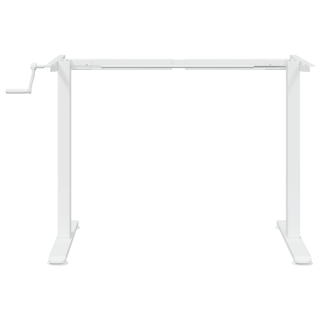 vidaXL Σκελετός Όρθιου Γραφείου Λευκός (94-135)x60x(70-114) εκ. Ατσάλι