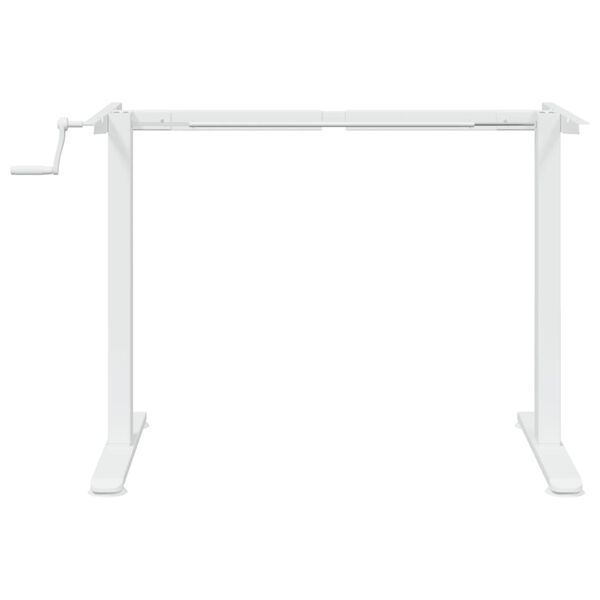 vidaXL Σκελετός Όρθιου Γραφείου Λευκός (94-135)x60x(70-114) εκ. Ατσάλι