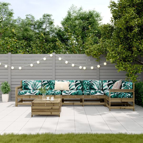 vidaXL &Sigma;&alpha;&lambda;ό&nu;&iota; &Kappa;ή&pi;&omicron;&upsilon; &Sigma;&epsilon;&tau; 7 &Tau;&epsilon;&mu;&alpha;&chi;ί&omega;&nu; &alpha;&pi;ό &Epsilon;&mu;&pi;&omicron;&tau;&iota;&sigma;&mu;έ&nu;&omicron; &Xi;ύ&lambda;&omicron; &Pi;&epsilon;ύ&kappa;&omicron;&upsilon;