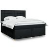 vidaXL &Kappa;&rho;&epsilon;&beta;ά&tau;&iota; Boxspring &mu;&epsilon; &Sigma;&tau;&rho;ώ&mu;&alpha; &Mu;&alpha;ύ&rho;&omicron; 180x200 &epsilon;&kappa;. &Upsilon;&phi;&alpha;&sigma;&mu;ά&tau;&iota;&nu;&omicron;
