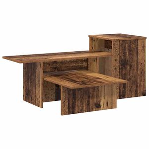 vidaXL &Tau;&rho;&alpha;&pi;έ&zeta;&iota; &kappa;&omicron;&nu;&sigma;ό&lambda;&alpha;&sigmaf; &Pi;&alpha;&lambda;&iota;ό &xi;ύ&lambda;&omicron; 91,5 x 35 x 38,5 &epsilon;&kappa;