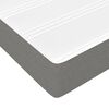 vidaXL Κρεβάτι Boxspring με Στρώμα Σκούρο Γκρι 160x200 εκ Υφασμάτινο