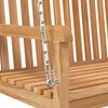 vidaXL Κούνια Κήπου 114 x 60 x 64 εκ. από Μασίφ Ξύλο Teak