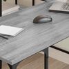 vidaXL Γραφείο Γκρι Sonoma 139x139x75 εκ. από Επεξεργασμένο Ξύλο