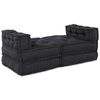 vidaXL Αρθρωτός Καναπές 4 pcs Ανθρακί 70 x 70 x 56 εκ ύφασμα