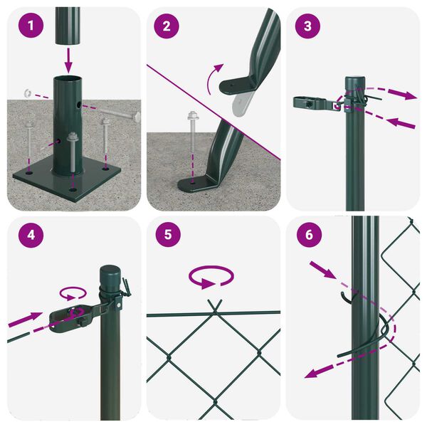 vidaXL &Sigma;&tau;ύ&lambda;&omicron;&sigmaf; &Pi;&epsilon;&rho;&iota;&phi;&rho;ά&xi;&epsilon;&omega;&nu; &Pi;&rho;ά&sigma;&iota;&nu;&omicron; 10 x 1,6 &mu; (40 x 40 mm &pi;&lambda;έ&gamma;&mu;&alpha;)