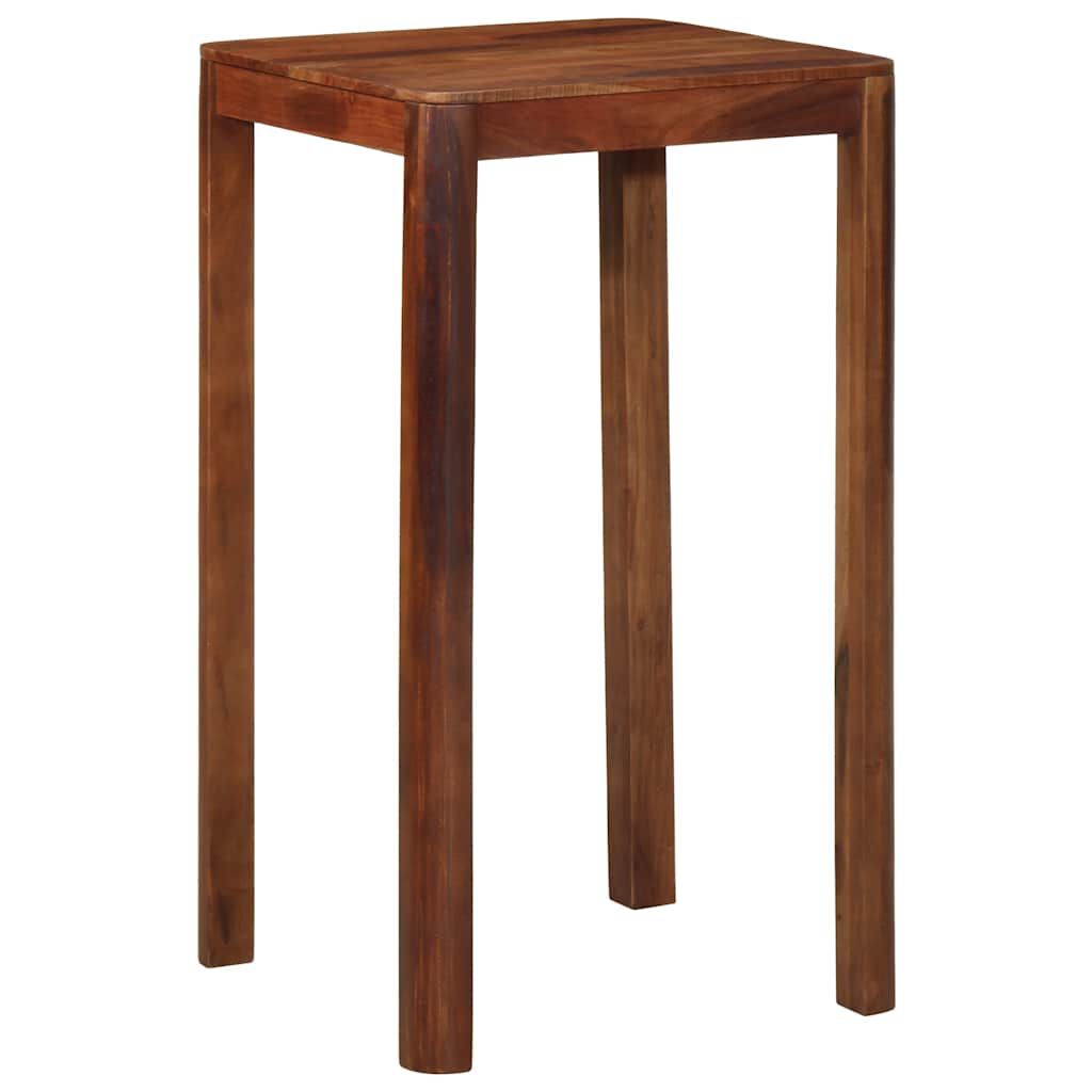 vidaXL Τραπεζάκι Μπαρ 60x60x107 cm Ακακία από Μασίφ Ξύλο