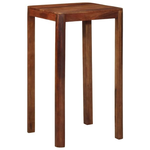 vidaXL Τραπεζάκι Μπαρ 60x60x107 cm Ακακία από Μασίφ Ξύλο