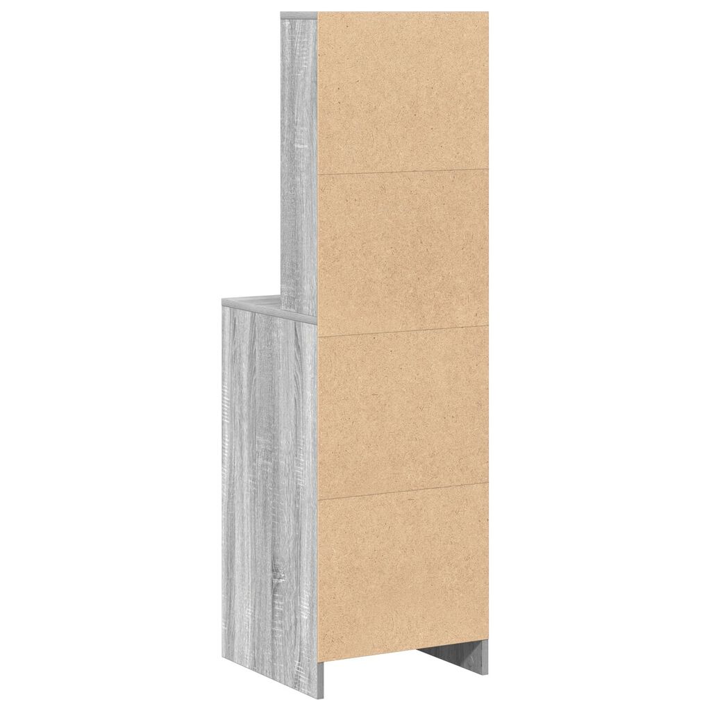 vidaXL Υψηλό Ντουλάπι Γκρι Sonoma 40x41x135 εκ. Επεξεργασμένο Ξύλο