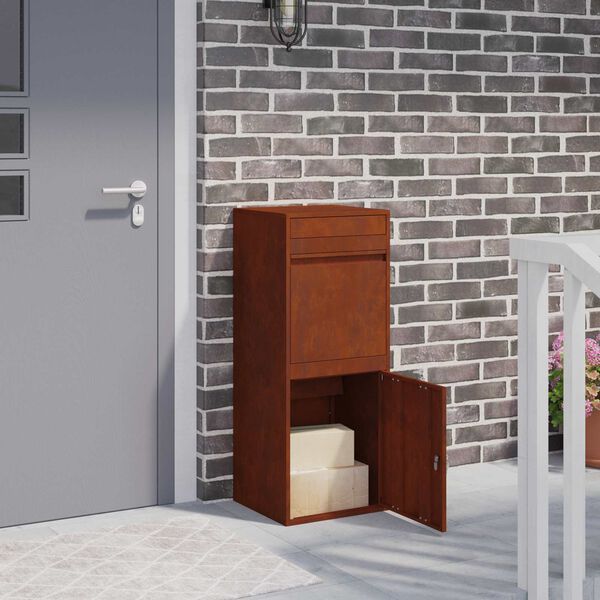 vidaXL &Theta;&upsilon;&rho;ί&delta;&alpha; &Pi;&alpha;&kappa;έ&tau;&omega;&nu; &mu;&epsilon; &alpha;&pi;&omicron;&theta;ή&kappa;&epsilon;&upsilon;&sigma;&eta; &mu;&epsilon; &pi;ό&rho;&tau;&alpha; &Sigma;&kappa; rusty 41 x 38 x 103 &epsilon;&kappa;