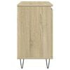 vidaXL Ντουλάπι Μπάνιου Sonoma Δρυς 58 x 33 x 60 εκ. από Επεξεργ. Ξύλο
