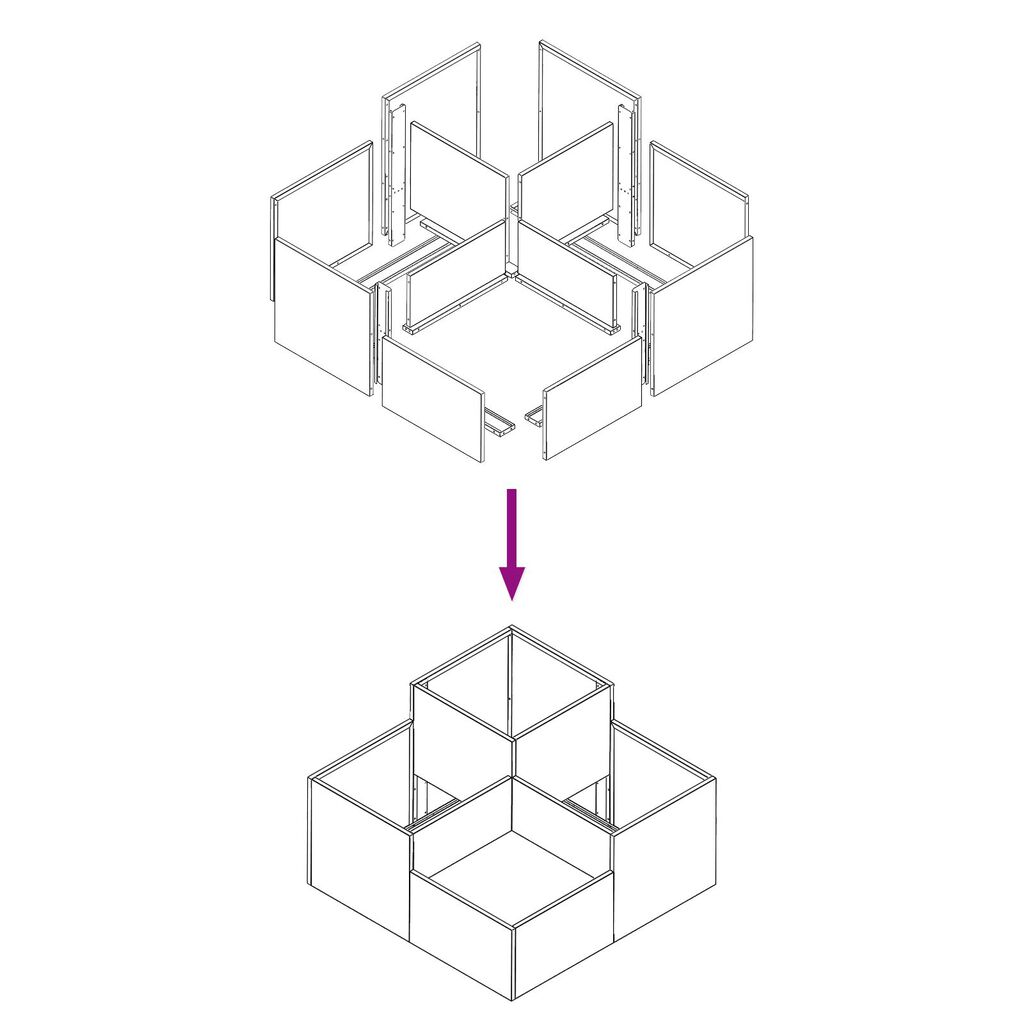 vidaXL Κήπος Γλάστρας 80x80x48 εκ Ανθρακί Ατσάλι