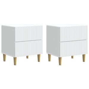 vidaXL &Kappa;&omicron;&mu;&omicron;&delta;ί&nu;&omicron; 2 pcs &Lambda;&epsilon;&upsilon;&kappa;ό 43 x 34,5 x 48 &epsilon;&kappa; &Epsilon;&pi;&epsilon;&xi;&epsilon;&rho;&gamma;&alpha;&sigma;&mu;έ&nu;&omicron; &Xi;ύ&lambda;&omicron;