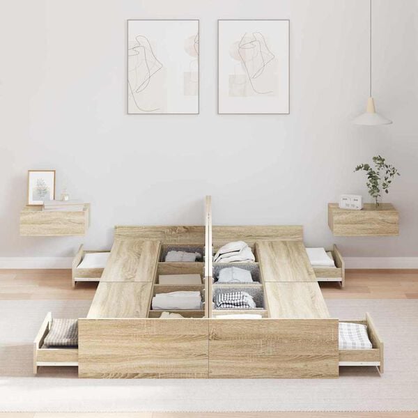 vidaXL &Kappa;&rho;&epsilon;&beta;ά&tau;&iota; &mu;&epsilon; &alpha;&pi;&omicron;&theta;&eta;&kappa;&epsilon;&upsilon;&tau;&iota;&kappa;ό &chi;ώ&rho;&omicron; &Delta;&rho;ύ&sigmaf; Sonoma 120 x 190 cm