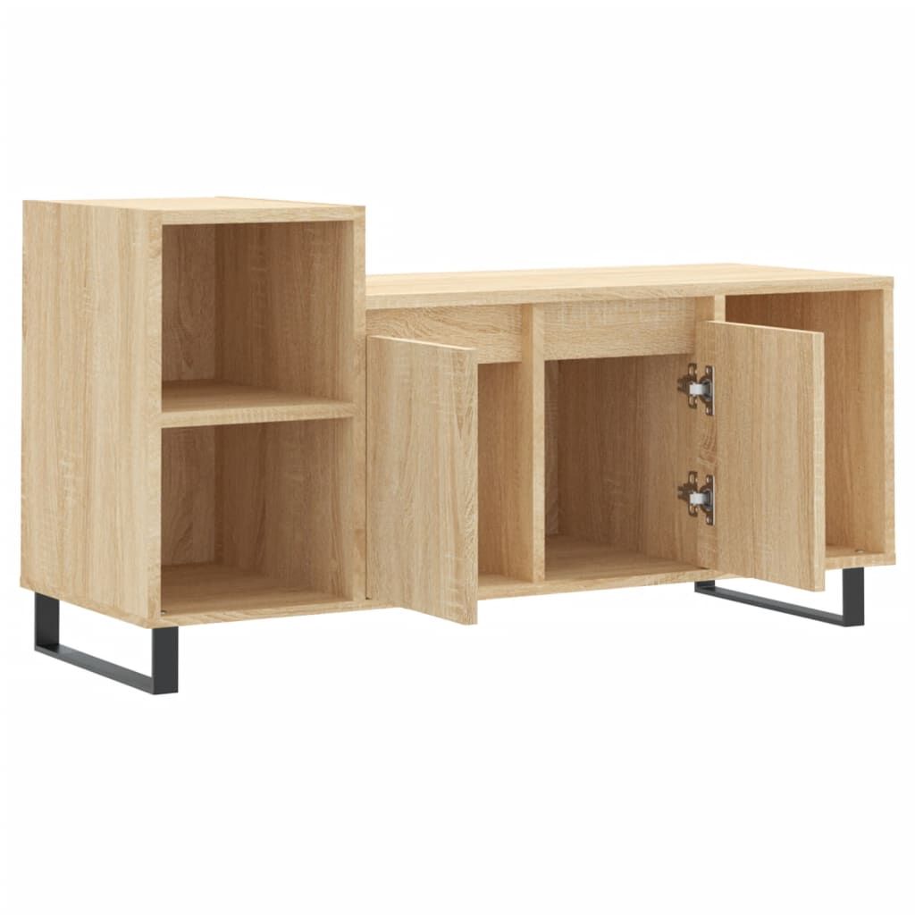 vidaXL Έπιπλο Τηλεόρασης Sonoma Δρυς 100x35x55 εκ. Επεξ. Ξύλο