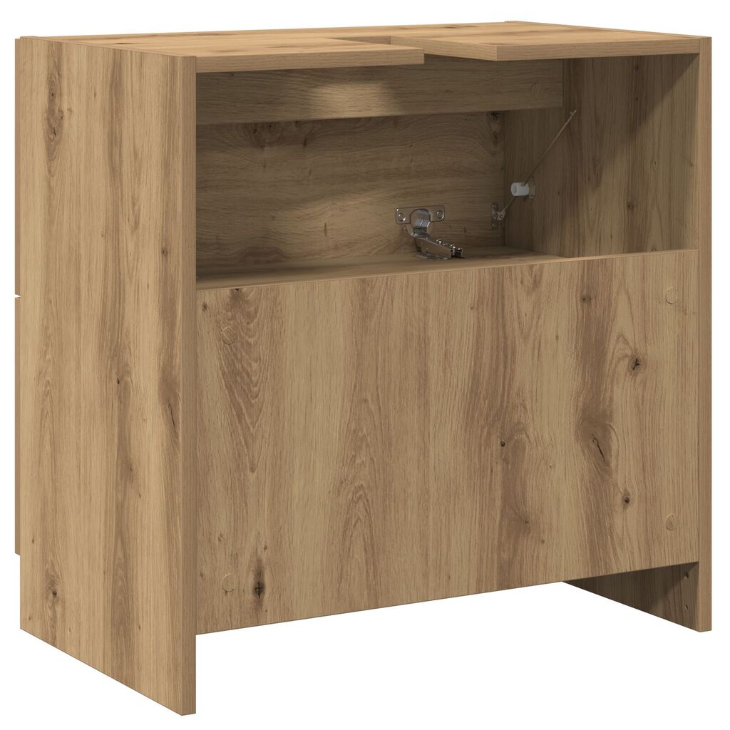 vidaXL Ντουλάπα Νιπτήρα Ξύλο Τέχνης 59x37x59 cm Επεξεργασμένο Ξύλο