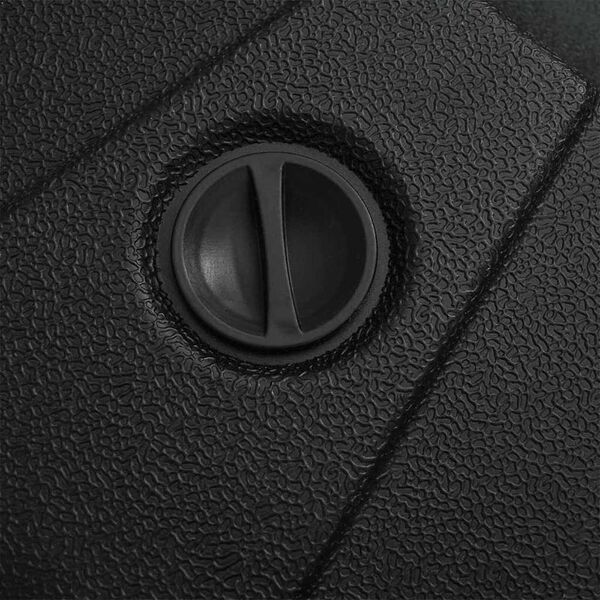 vidaXL Σετ Βάσης Ομπρέλας 2 pcs Μαύρο 88.5 x 88.5 x 12 εκ. Πλαστικό
