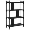 vidaXL &Beta;&iota;&beta;&lambda;&iota;&omicron;&theta;ή&kappa;&eta; 4 &Epsilon;&pi;&iota;&pi;έ&delta;&omega;&nu; &Mu;&alpha;ύ&rho;&eta; 76 x 32 x 123 &epsilon;&kappa;. &alpha;&pi;ό &Epsilon;&pi;&epsilon;&xi;&epsilon;&rho;&gamma;. &Xi;ύ&lambda;&omicron;