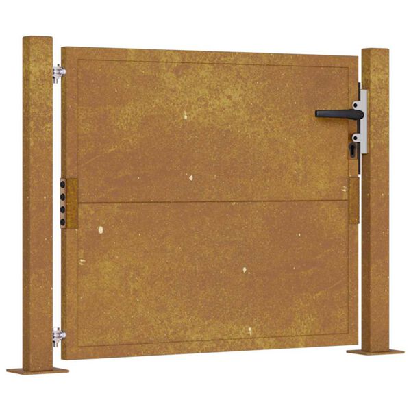 vidaXL Πύλη Κήπου 105x80 εκ. από Ατσάλι Corten