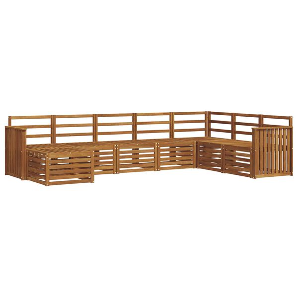 vidaXL &Sigma;&epsilon;&tau; &Kappa;&alpha;&nu;&alpha;&pi;έ 8 pcs &Phi;&upsilon;&sigma;&iota;&kappa;ό &Sigma;&tau;&epsilon;&rho;&epsilon;ό &Xi;ύ&lambda;&omicron; &Alpha;&kappa;&alpha;&kappa;ί&alpha;&sigmaf;