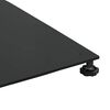 vidaXL Βάση ομπρέλας Μαύρο 100 x 100 x 4 εκ. Ατσάλι