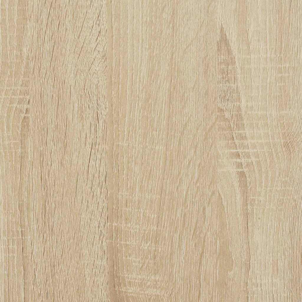vidaXL Πλαϊνό γραφείο με ράφι με πόρτα Sonoma Δρυς 55.5 x 29 x 100 εκ