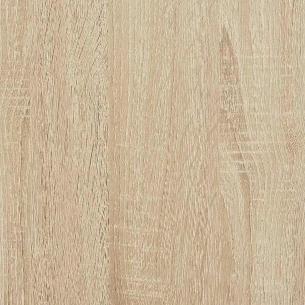 vidaXL Πλαϊνό γραφείο με ράφι με πόρτα Sonoma Δρυς 55.5 x 29 x 100 εκ