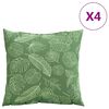 vidaXL Μαξιλάρια Throw 4 pcs Πολύχρωμο 40 x 40 cm ύφασμα