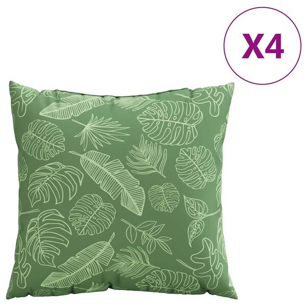 vidaXL Μαξιλάρια Throw 4 pcs Πολύχρωμο 40 x 40 cm ύφασμα