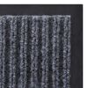 vidaXL Χαλάκια Πόρτας 2 Τεμ. Γκρι 90 x 60 εκ. από PVC