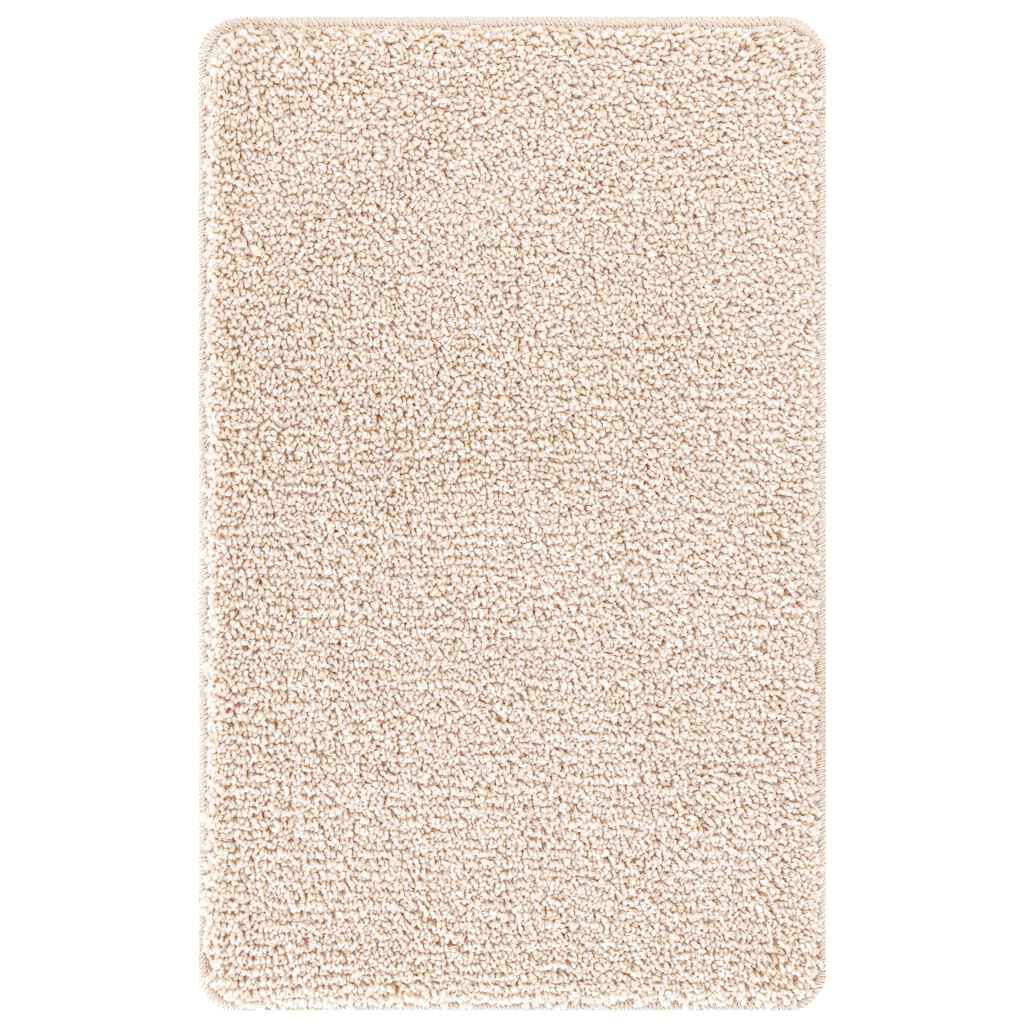 vidaXL Πατάκι μπάνιου 3 pcs Κρεμ 50 x 50 cm Πολυπροπυλένιο