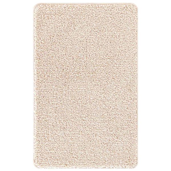 vidaXL Πατάκι μπάνιου 3 pcs Κρεμ 50 x 50 cm Πολυπροπυλένιο