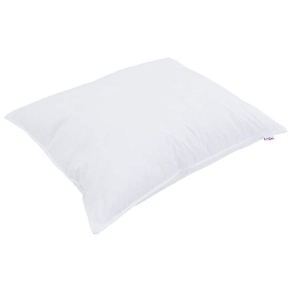 vidaXL Πάπλωμα με μαξιλάρι Λευκό 135 x 200 cm Μικροΐνες