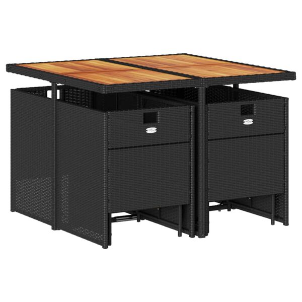 vidaXL &Sigma;&epsilon;&tau; &Tau;&rho;&alpha;&pi;&epsilon;&zeta;&alpha;&rho;ί&alpha;&sigmaf; &Kappa;ή&pi;&omicron;&upsilon; 9 &tau;&epsilon;&mu; &Mu;&alpha;ύ&rho;&omicron; &alpha;&pi;ό &Sigma;&upsilon;&nu;&theta;. &Rho;&alpha;&tau;ά&nu; &mu;&epsilon; &Mu;&alpha;&xi;&iota;&lambda;ά&rho;&iota;&alpha;