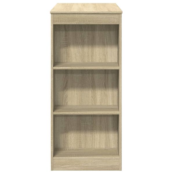 vidaXL Τραπέζι Μπαρ με Ράγες Sonoma Δρυς 95x47x103,5 εκ Επεξεργ. Ξύλο