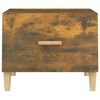 vidaXL Τραπεζάκια Σαλονιού 2 τεμ Καπνιστή Oak 50x50x40 εκ Επεξ. Ξύλο
